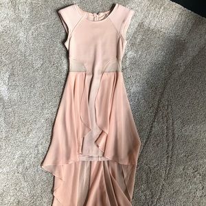 Blush High Low Dress